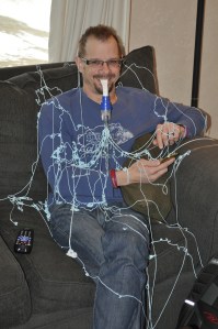 Birthday fun with Silly String