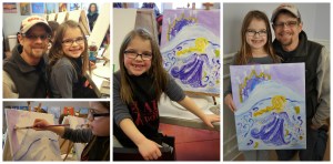Daddy-Daughter Date Painting Date with Daddy